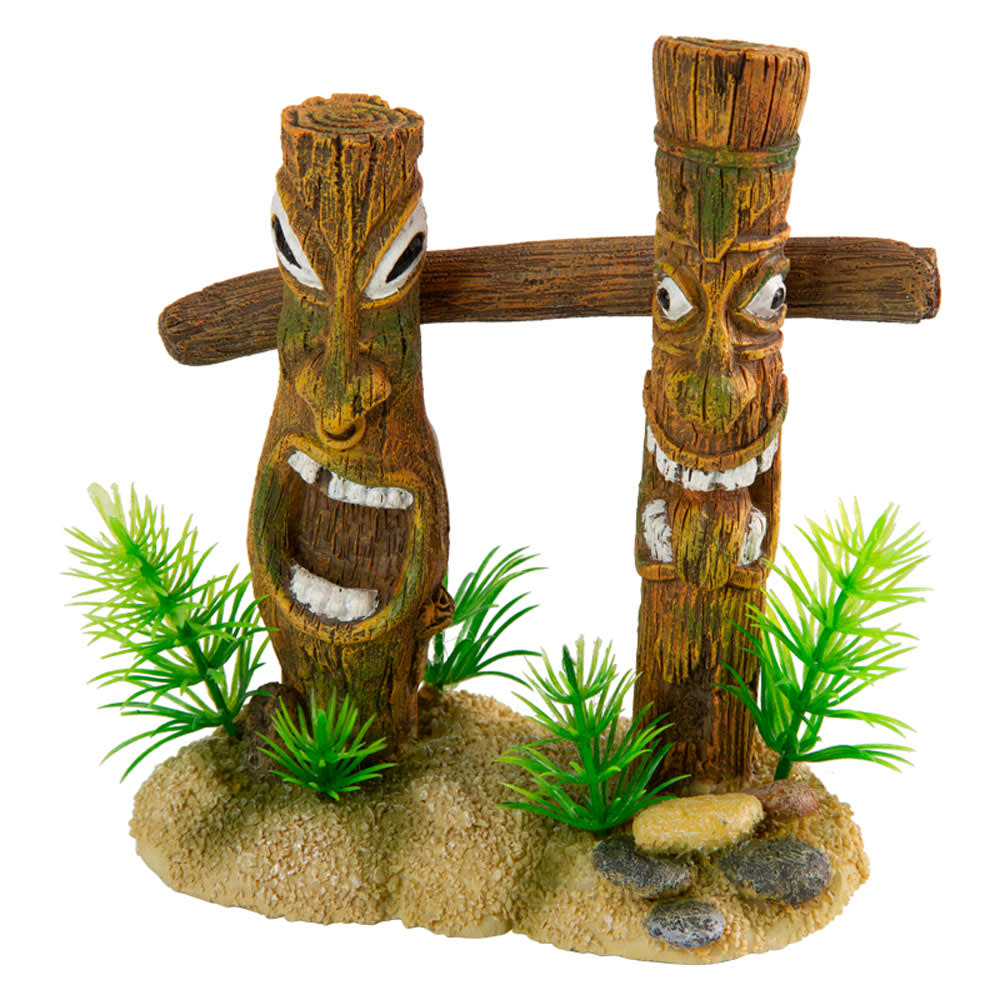 Aqua-fit Tiki Column Ornament Medium 5x3x5.25″