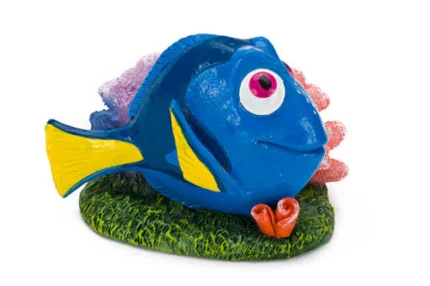Dory with Coral 1.77" Small Resin Ornament